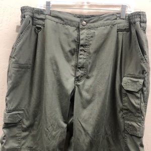 Men’s 5.11 Tactical Pro Rip Stop Pants Olive Green